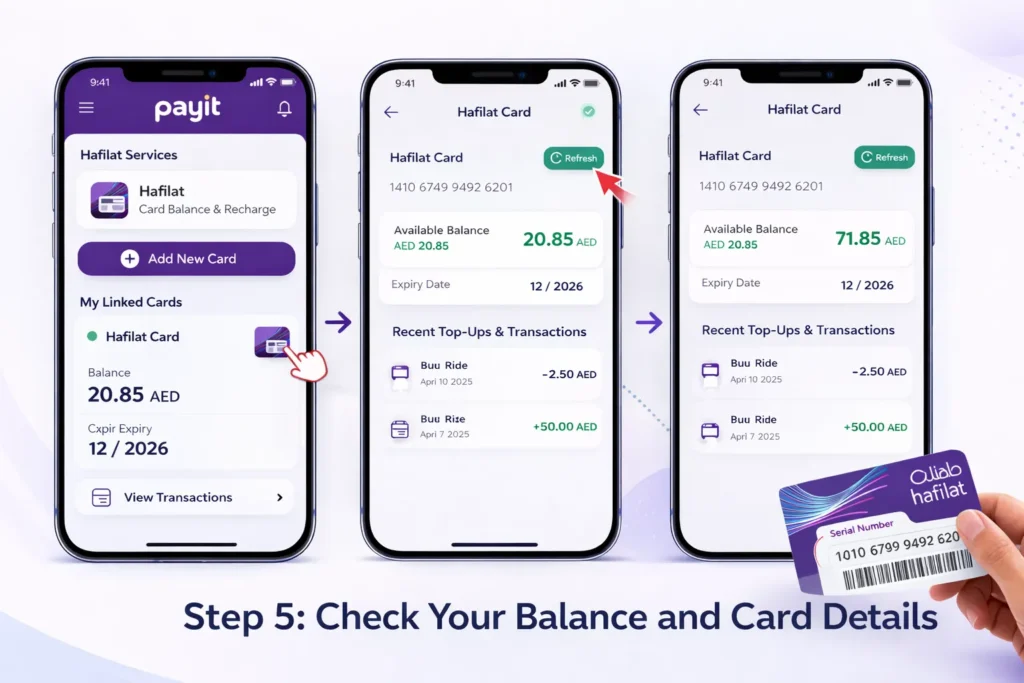 Check Your Balance and Card Details