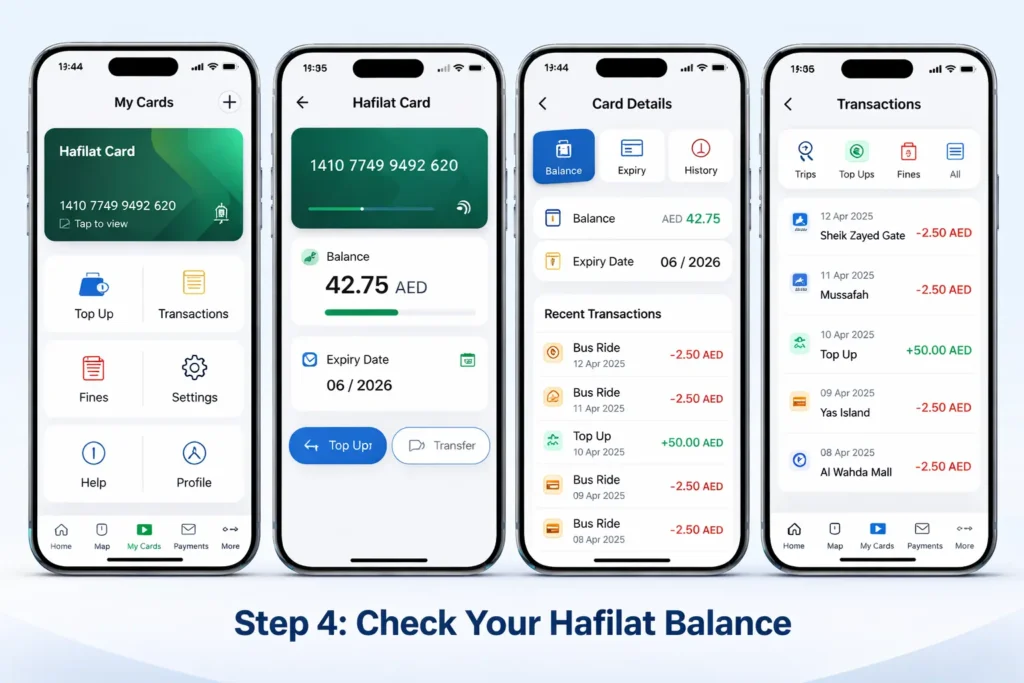 Check Your Hafilat Balance