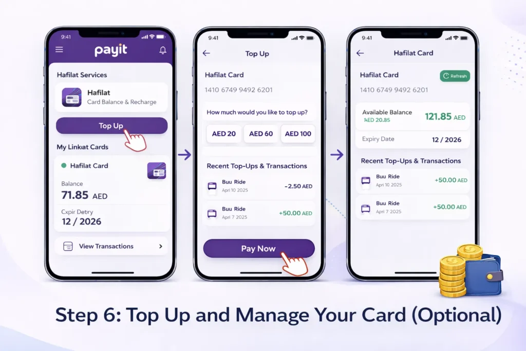 Top Up and Manage Your Card