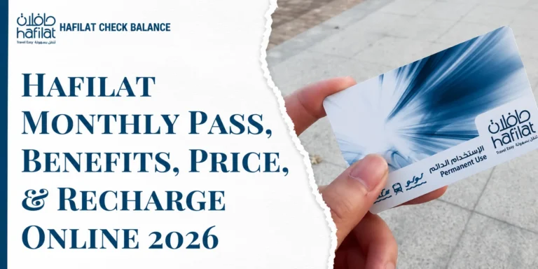 Hafilat monthly pass